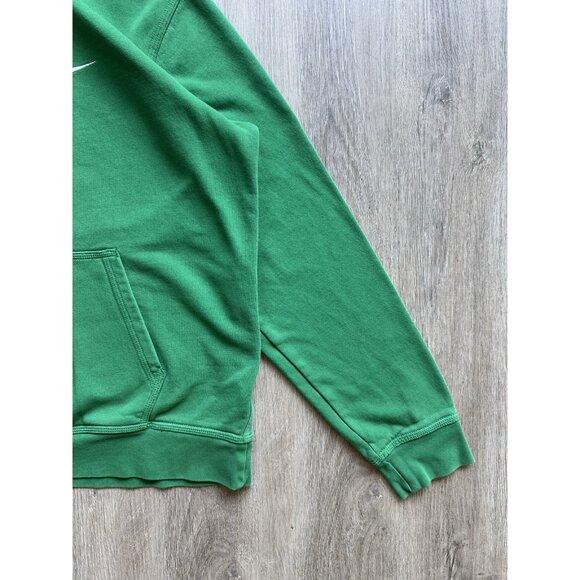 Vintage Y2K Nike Mini Swoosh Green Hoodie Sweater Sports Gym Basketball XL - Picture 6 of 12